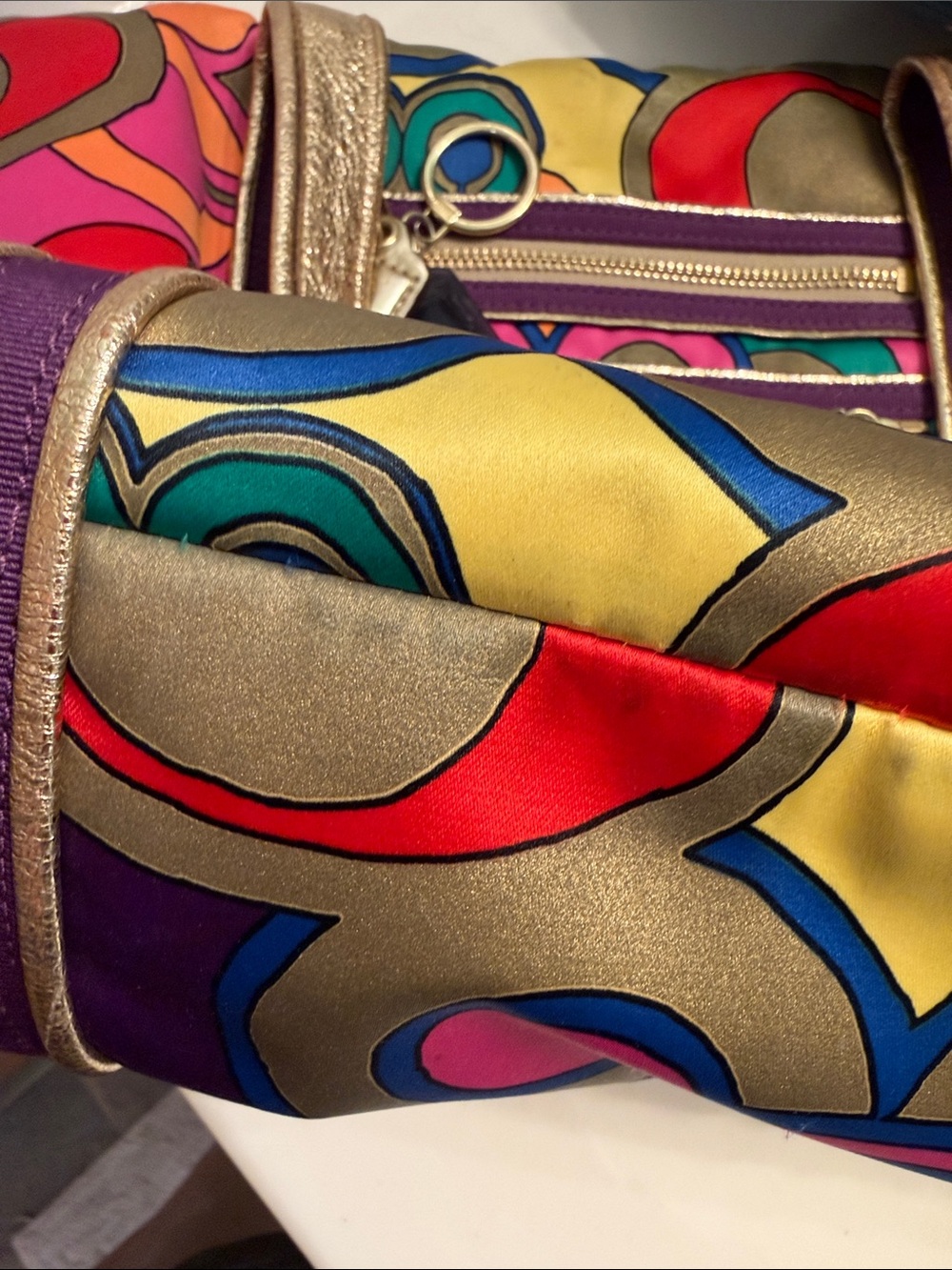 Coach Poppy Signature Glam Pop Art Tote Bag - Picture 11 of 11